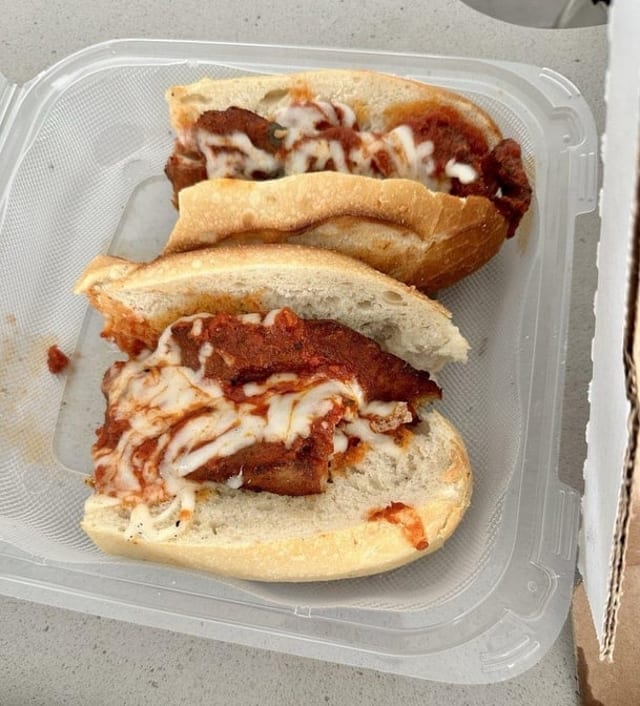 Chicken Parm Roll.