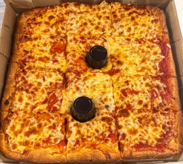 Sicilian Pizza Slice.